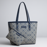 Sac fourre tout  à poignées métalliques