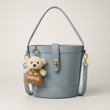 Sac à Main Élégant avec Porte-Clés Ourson “Sanqi