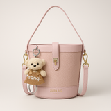 Sac à Main Élégant avec Porte-Clés Ourson “Sanqi